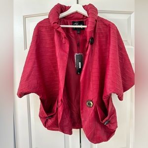 The most amazing short sleeve coat/vest ever! NWT.